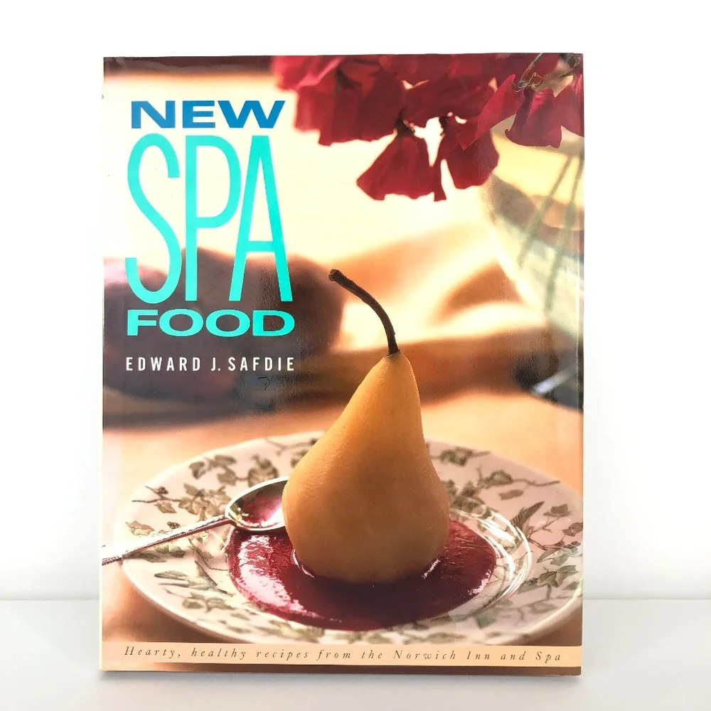 New Spa Food, Cook Book, Healthy Recipes, by Edward J. Safdie, 1990
